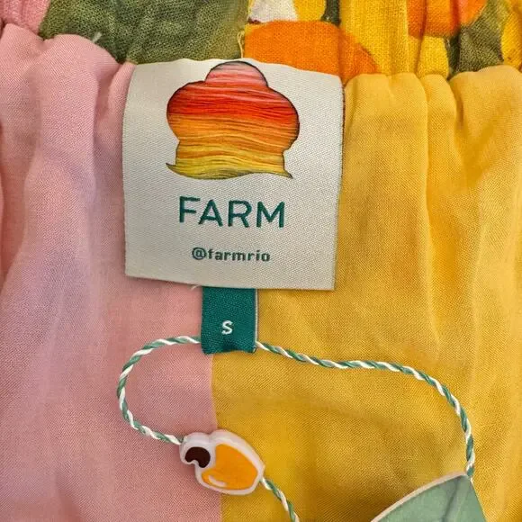 Farm Rio Mixed Print Midi Wrap Dress Small NWT - Picture 12 of 16